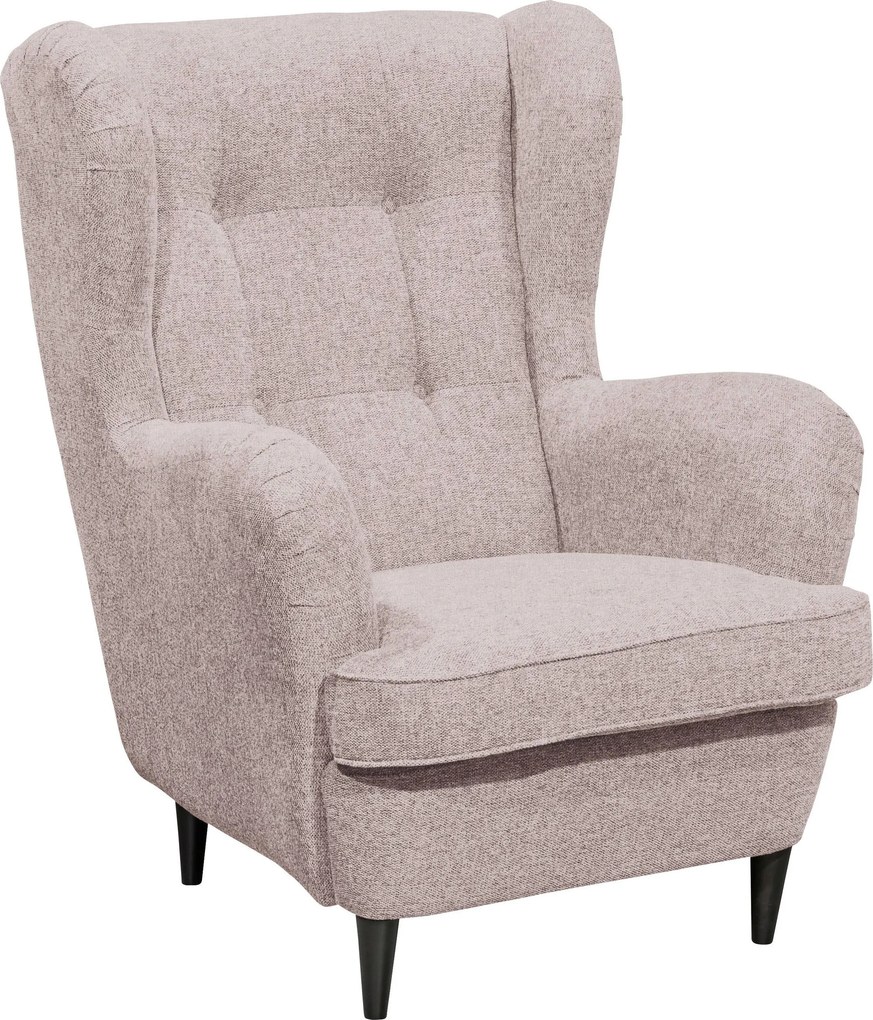 XXXLutz KRESLO UŠIAK, textil, ružová MID.YOU - Online Only obývacie izby - 002220035011