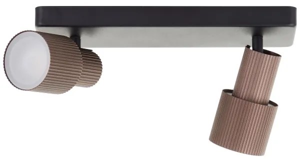 Brilliant - LED Bodové svietidlo CADIZ 2xGU10/5W/230V bronzová