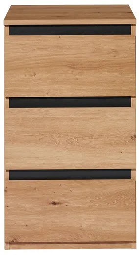 Livarno home Úzka komoda Genf s 3 zásuvkami (100371951)