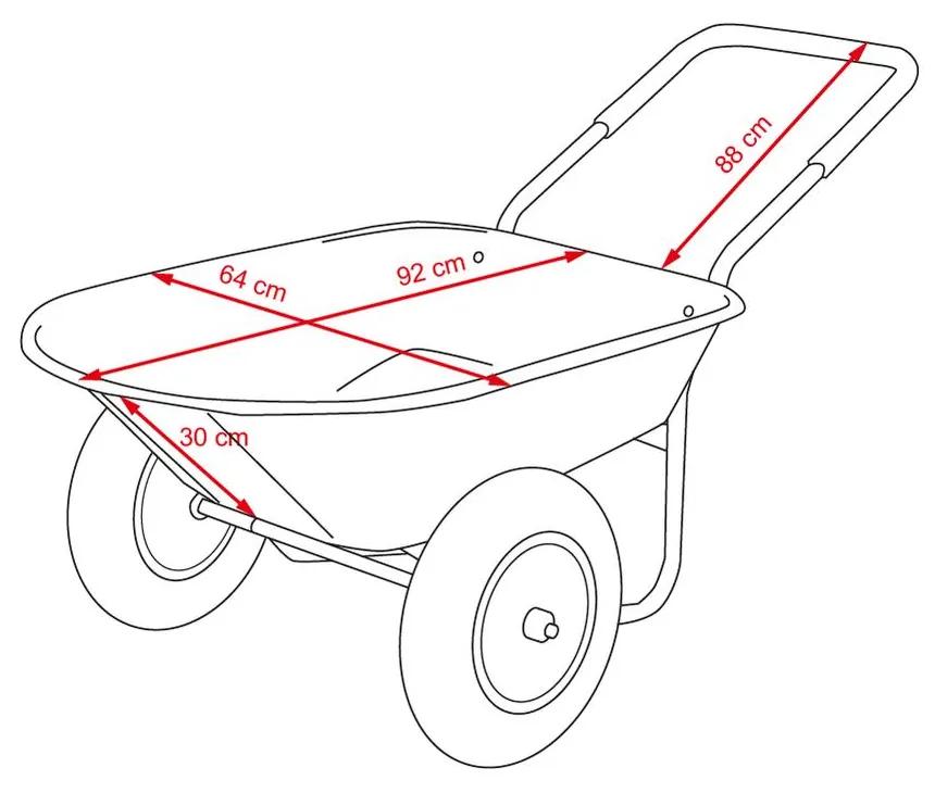 Komfortný záhradný vozík - fúrik Avenberg FORMER