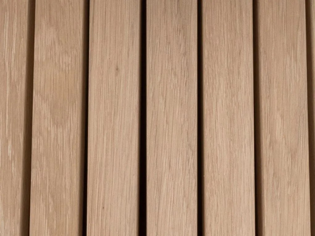 Jedálenský stôl CHRISTO 120 cm dubová dyha olejovaná biela