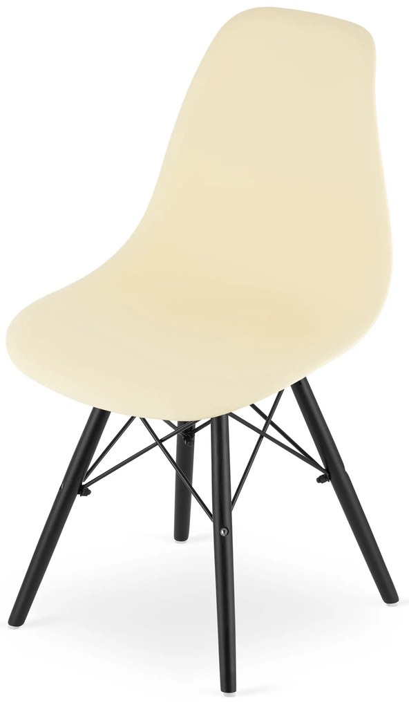 OSAKA krémová stolička / čierne nohy x 1 9401 80 00 00