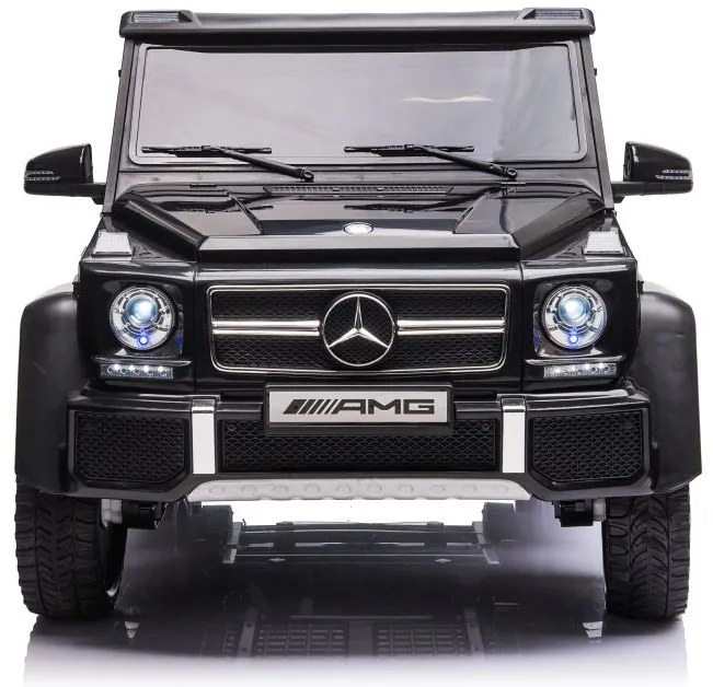 LEAN CARS ELEKTRICKÉ AUTÍČKO MERCEDES G63 6x6  - ČIERNE - MOTOR 6X45W - BATÉRIA - 12V 14AH  - 2024