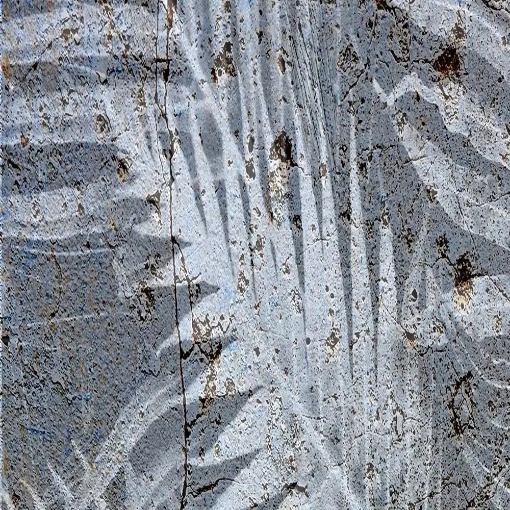 Ozdobný paraván, Palmové inspirace - 110x170 cm, trojdielny, korkový paraván