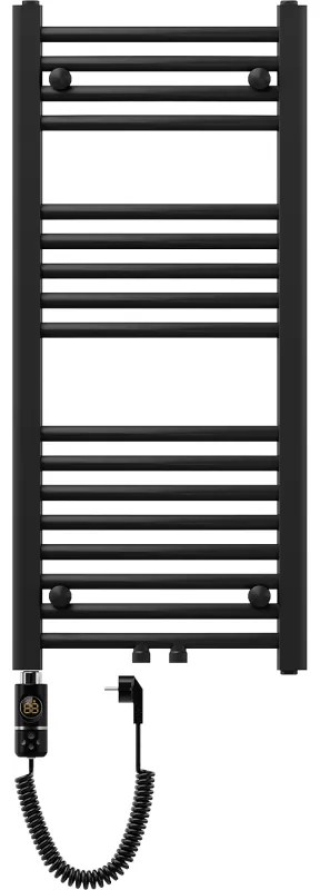 Mexen Ares, elektrické vykurovacie teleso 900 x 400 mm, 300 W, čierna, W102-0900-400-2300-70