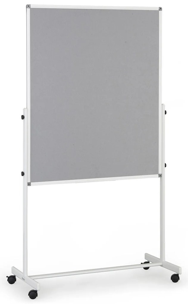 Mobilná tabuľa, flipchart, kombinovaný povrch, 1200 x 1000 mm