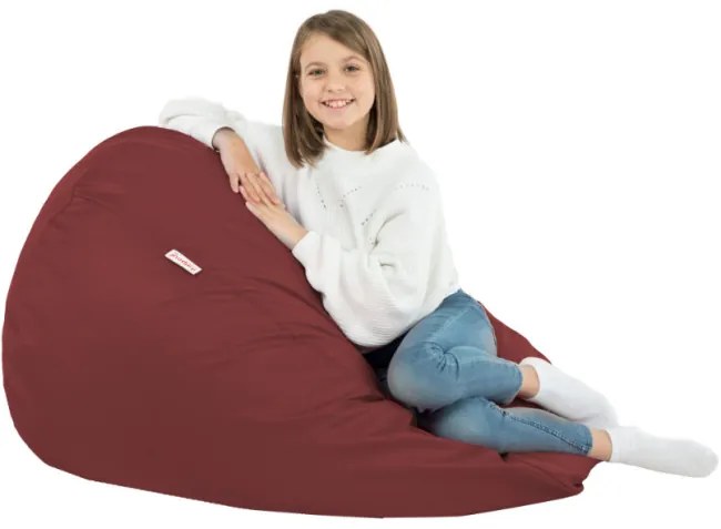 Sedací vak SAKO bordový ekokoža