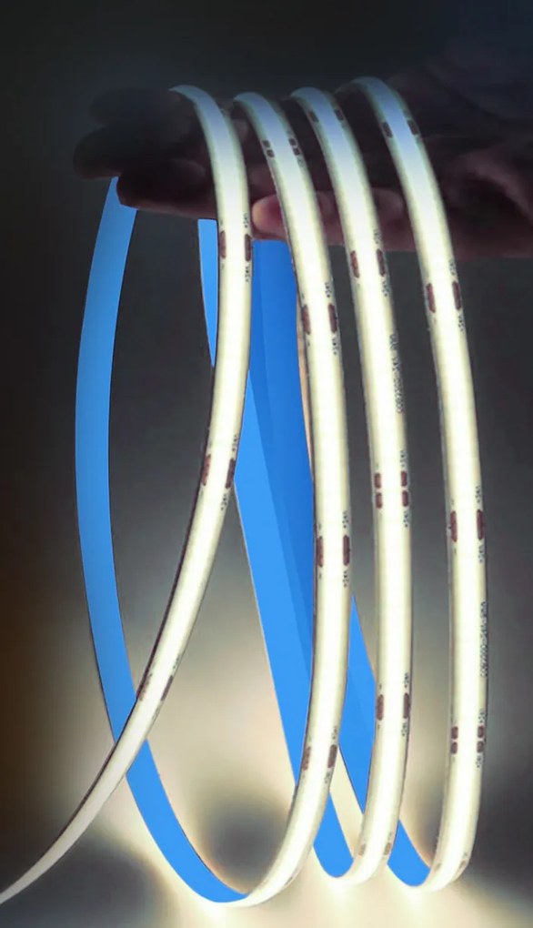 BERGE LED pásik COB Neon 12V - 480D - 9W/m - IP20 - 990lm - 5m - studená farba