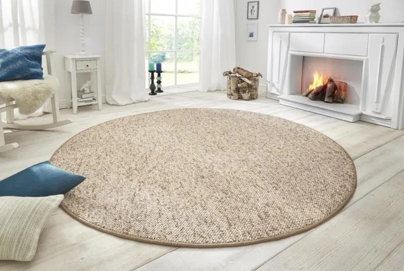 BT Carpet - Hanse Home koberce Spálňová sada Wolly 102842 Beige Brown - 2 kusy: 67x140 + 1 kus: 67x250 cm