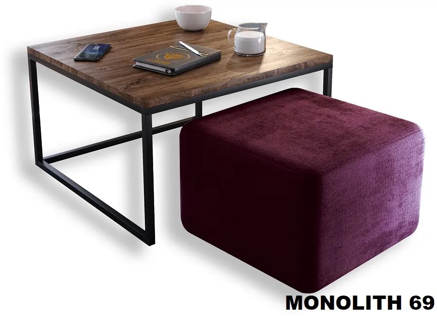 KONFERENČNÝ STOLÍK BELLA DUB STIRLING + TABURET ZAMAT