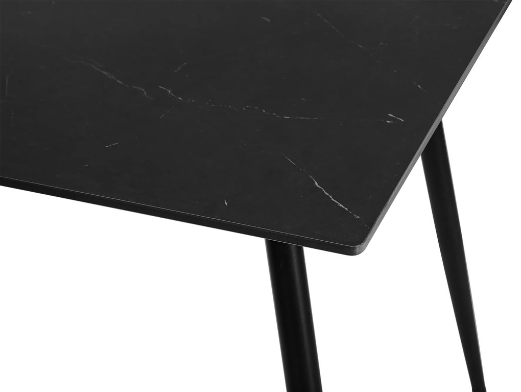 Noela Jedálenský stôl s keramickou doskou v dekore čierneho mramoru CERAMON 120