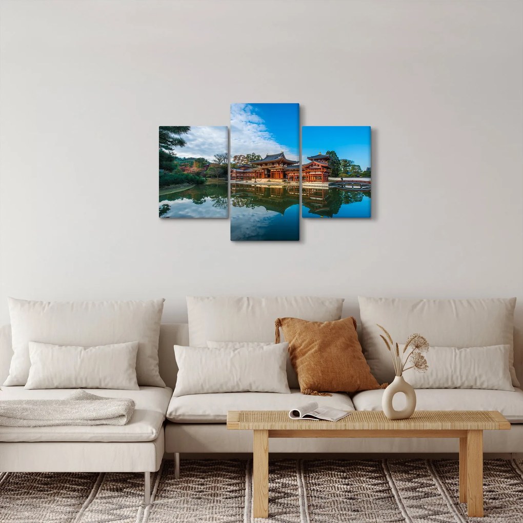 Obraz - Chrám Byodo-in, Japonsko (90x60 cm)