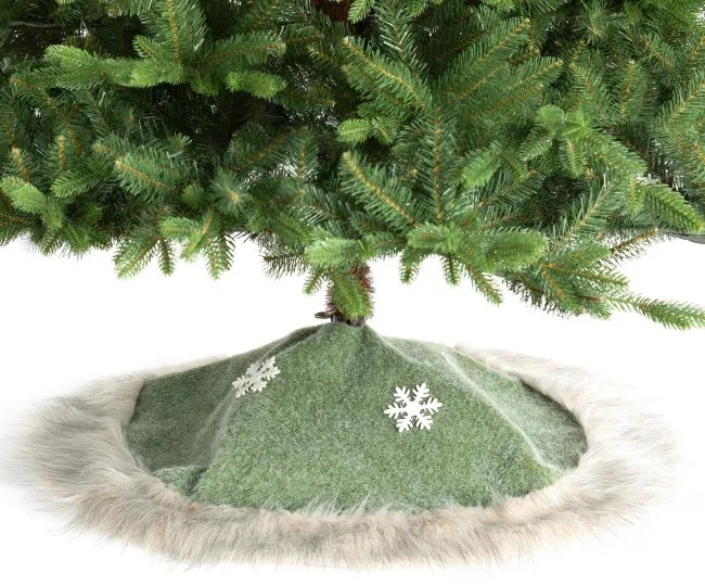 Podložka pod Vianočný stromček 417A zelená