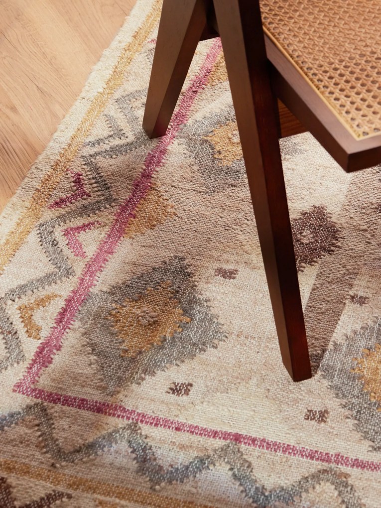 Behúň Imani 106261 Cream/Multi z kolekcie Elle, 80x200, viacfarebná, kuchyňa, ELLE Decoration