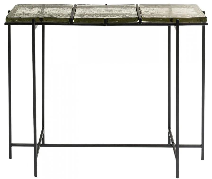 Čierny Konzolový stolík Ice  98 × 80 cm KARE DESIGN