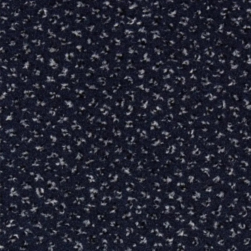 Betap, Metrážny koberec Saturnus 85, záťažový, na mieru, šíře 4m, modrá, ab (mriežka), chodba / predsieň