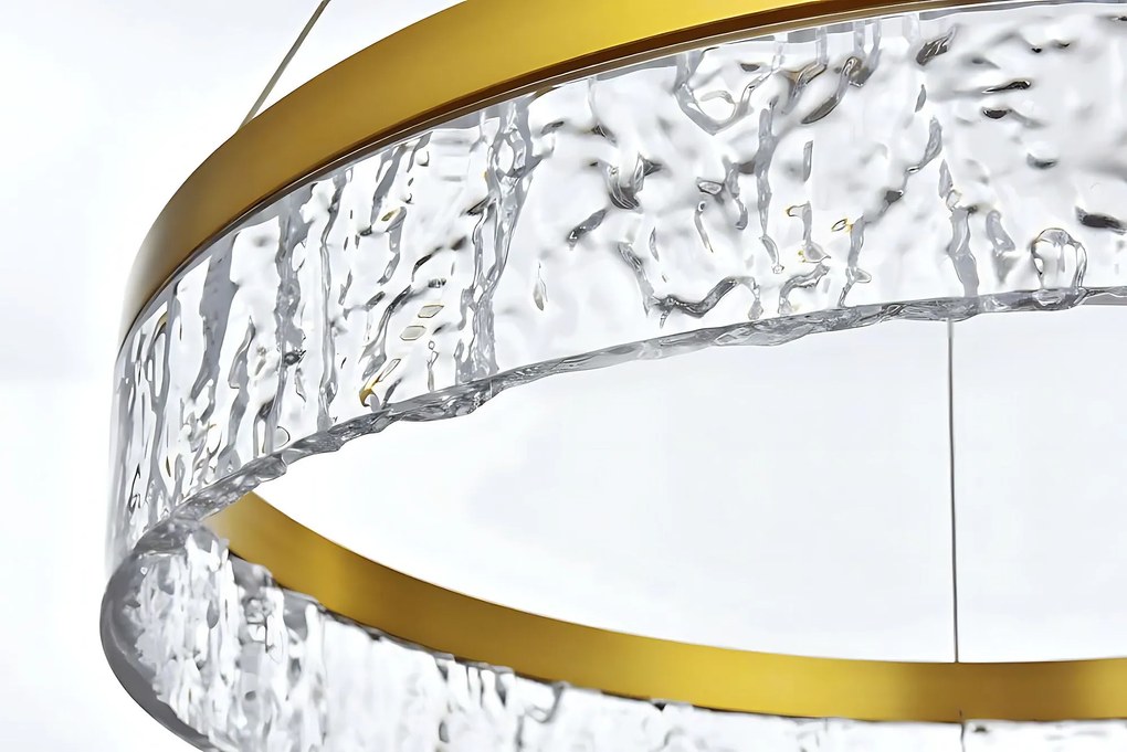 Toolight Toolight, LED závesné osvetlenie, 60W, 3000K, 3500lm, LHJ048-CP2, zlatá, OSW-50023