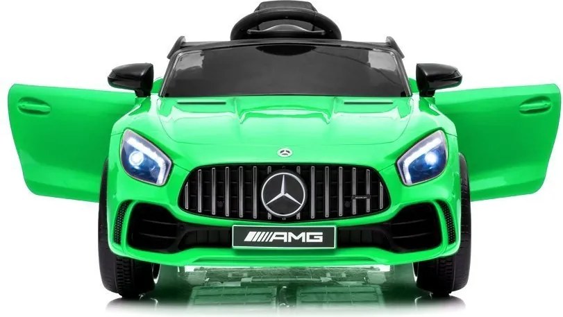 LEAN CARS Elektrické autíčko Mercedes AMG GT R, LED, MP3, zelené