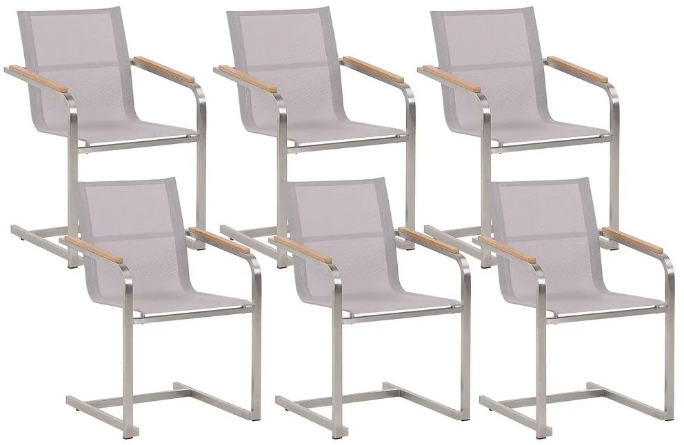 Set 6 ks. záhradných stoličiek COLSO (béžová). Vlastná spoľahlivá doprava až k Vám domov. 1022953