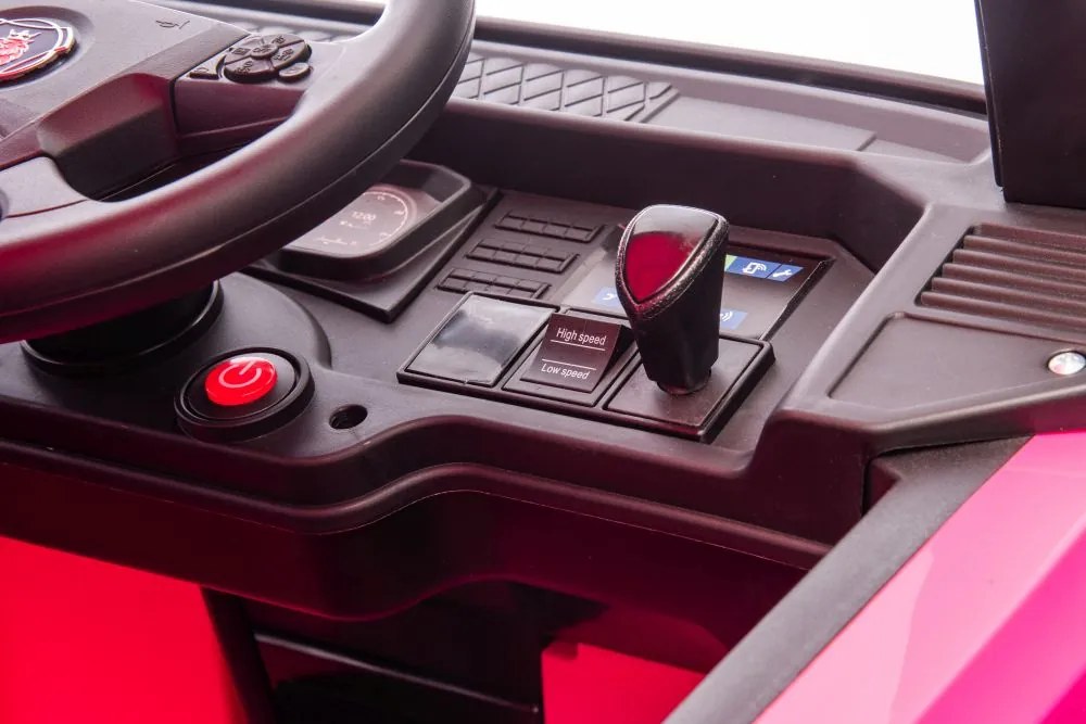 LEAN CARS Elektrické auto na batérie Scania 500R HL698 ružové 4x4