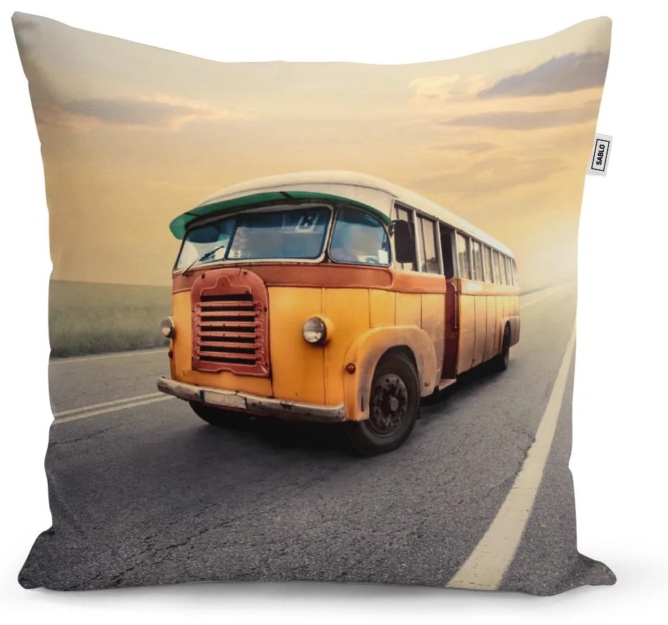 Sablio Vankúš Autobus veterán - 40x40 cm