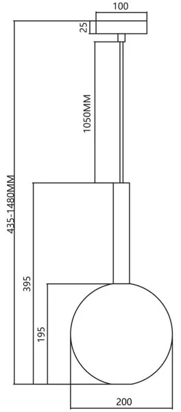 Luster na lanku NIKO 1xG9/9W/230V pr. 20 cm zlatá