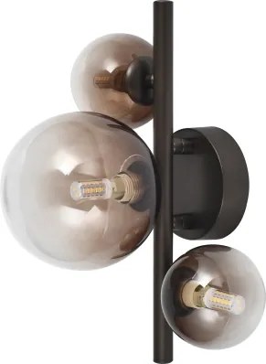 Brilagi - LED nástenné svietidlo MILLA 3xG9/3W/230V hnedá/dymovo-hnedá