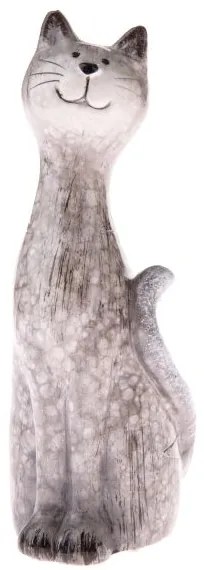 Keramická mačka - soška 5,4 x 13,6 x 4,7 cm