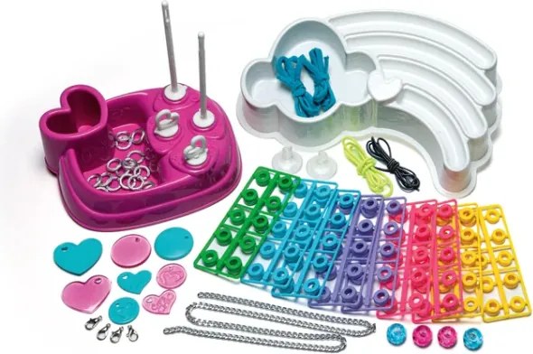 Súprava farebných náramkov s korálkami Crazy Chic Clementoni 78415