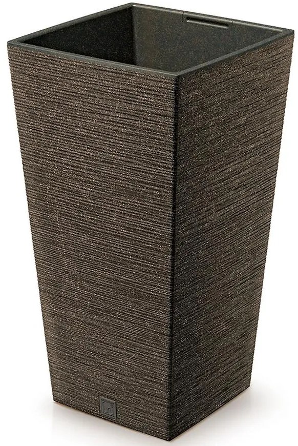 Kvetináč Furu štvorec Eco Wood 350 – káva eco