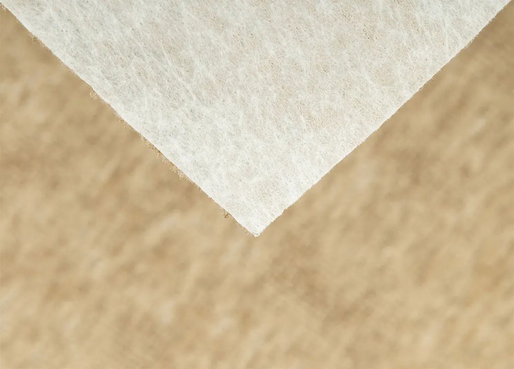 Associated Weavers, Metrážny koberec Batik 54, na mieru, šíře 4m, béžová, filc, obývacia izba