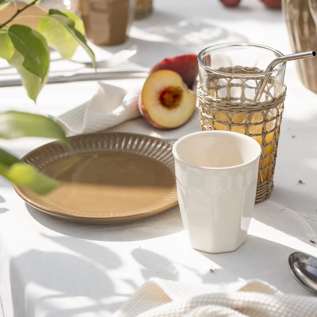 Ib Laursen Latte hrnček Mynte Pure White 250 ml