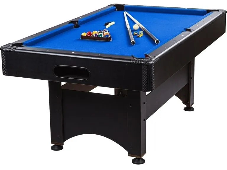 GamesPlanet® 2303 Biliardový stôl pool biliard s vybavením, 6 ft