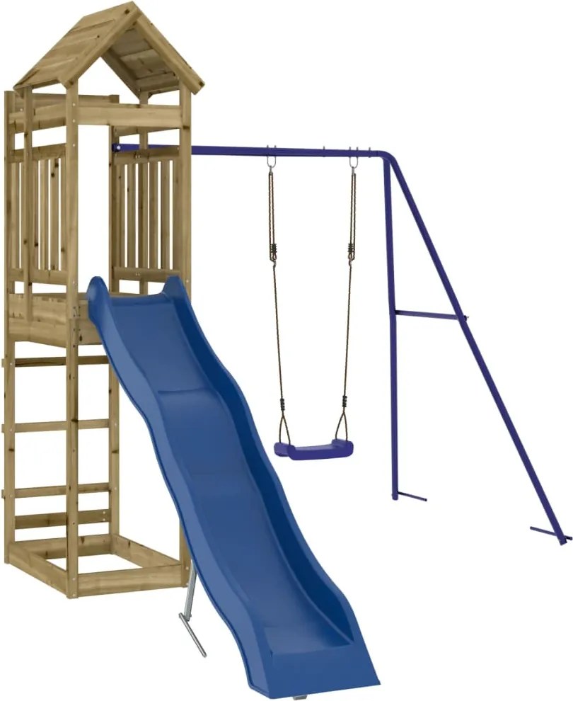 vidaXL Vonkajšia súprava na hranie impregnovaná borovica