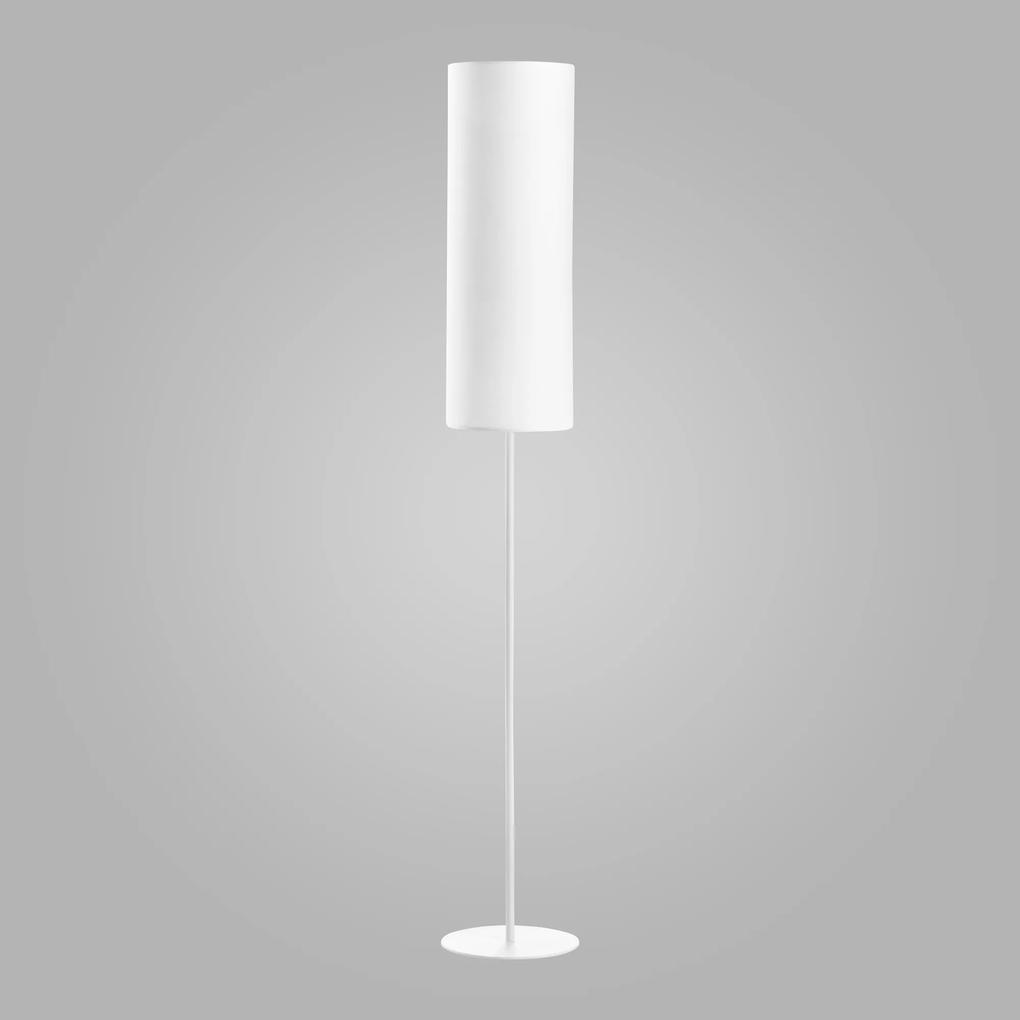 TK-LIGHTING Moderná stojacia lampa FRANCESCO, biela