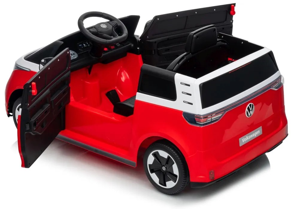 Detské elektrické auto Volkswagen ID BUZZ červené