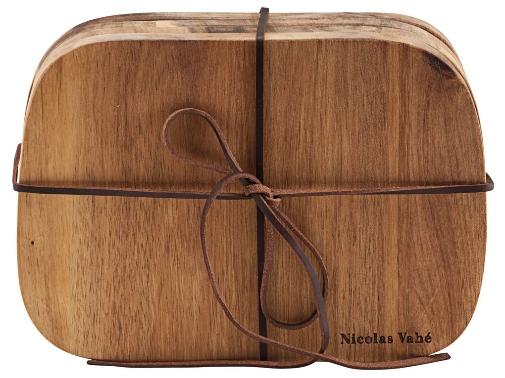 Nicolas Vahé Drevené doštičky Acacia – set 4 ks