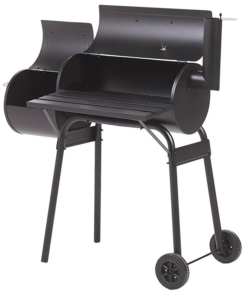Verk 27092 Záhradný gril s udiarňou na kolieskach