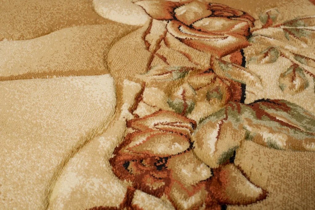 TA Koberec 7130B SVETLO BÉŽOVÁ ANTOGYA Rozmer: 70X140 cm