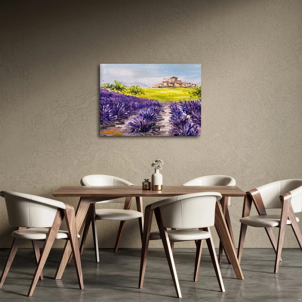 Obraz - Provance, Francúzsko, olejomaľba (70x50 cm)
