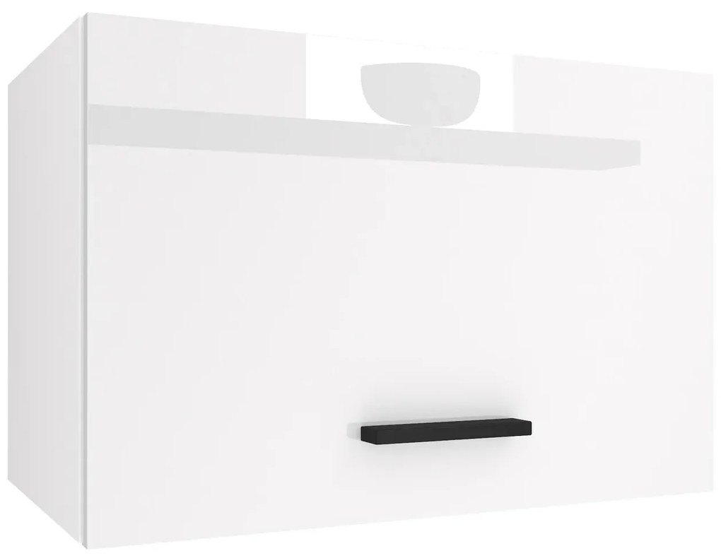 Kuchynská skrinka Belini nad digestor 60 cm biely lesk INF SGP60/2/WT/W/0/B1