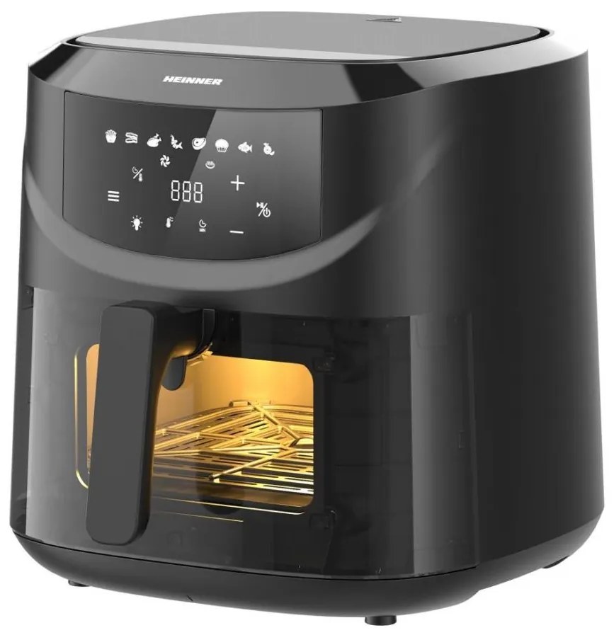 Heinner HAF-B8BK2000 - Teplovzdušná fritéza 7,6 l 2000W/230V čierna
