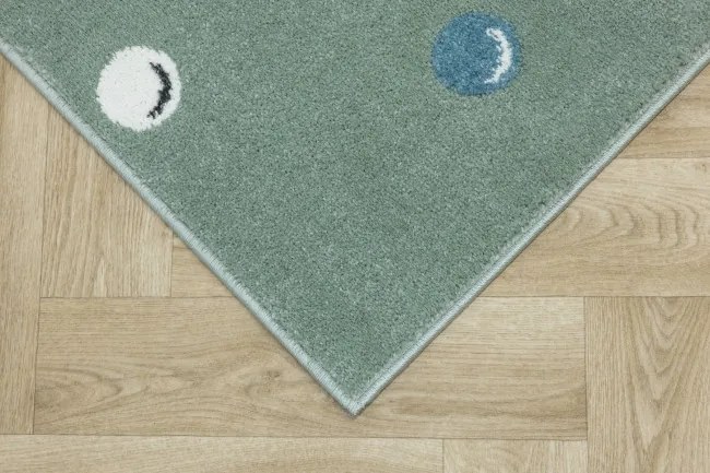 Koberec Lima C275b zelený / krémový