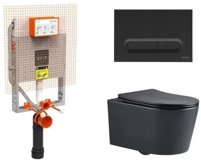 Závesný wc set SAT Brevis na zamurovanie SIKOVZB1