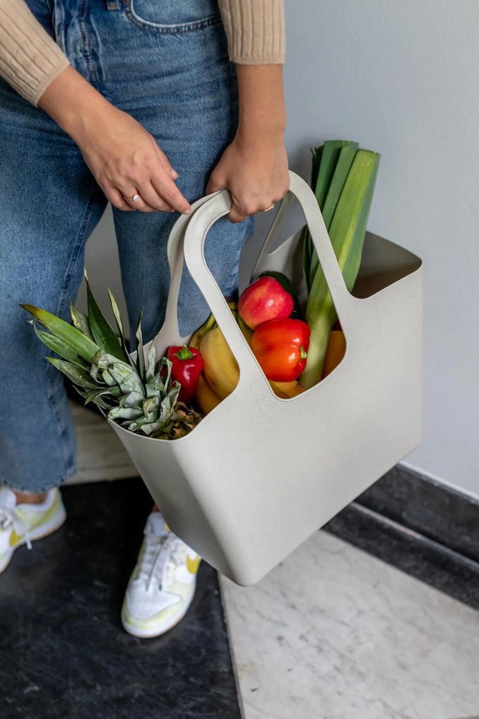 Taška Tasche Organic Nature XL sivá