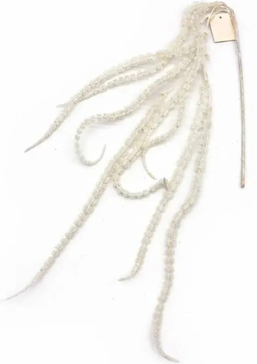 DECOLED Vánoční přízdoba 100 cm, bílá, PVC, IP44 venkovní