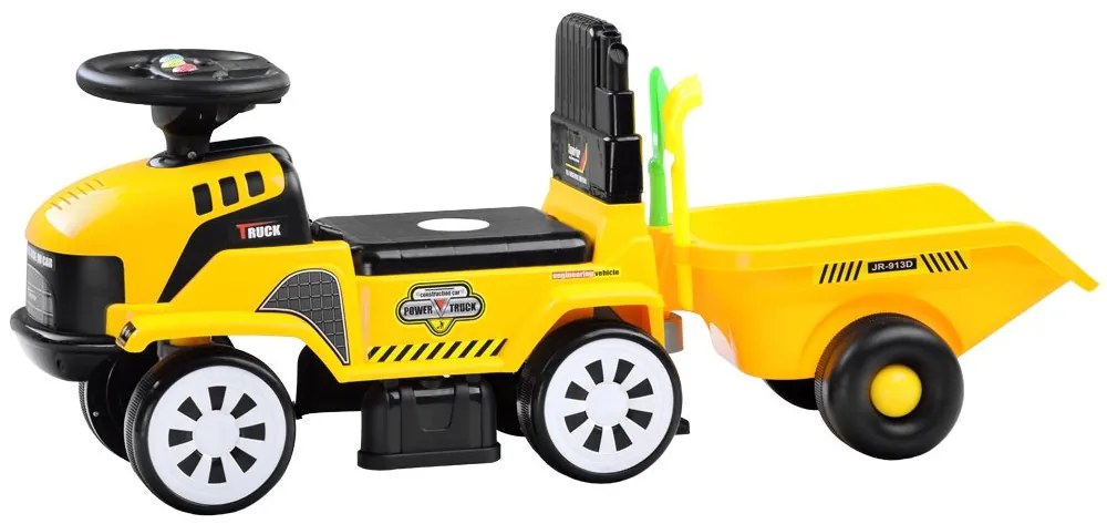 Traktor s prívesom Jokomisiada ZA3746 - žltý