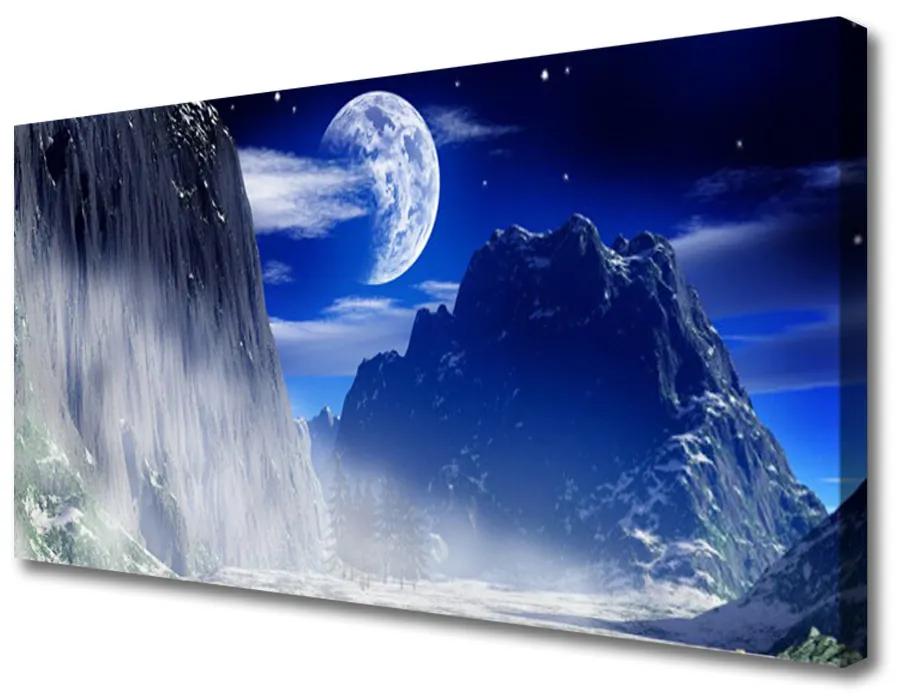 Obraz na plátne Hory noc príroda 100x50 cm