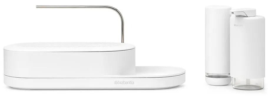 Biely plastový stojan na umývacie prostriedky SinkStyle – Brabantia
