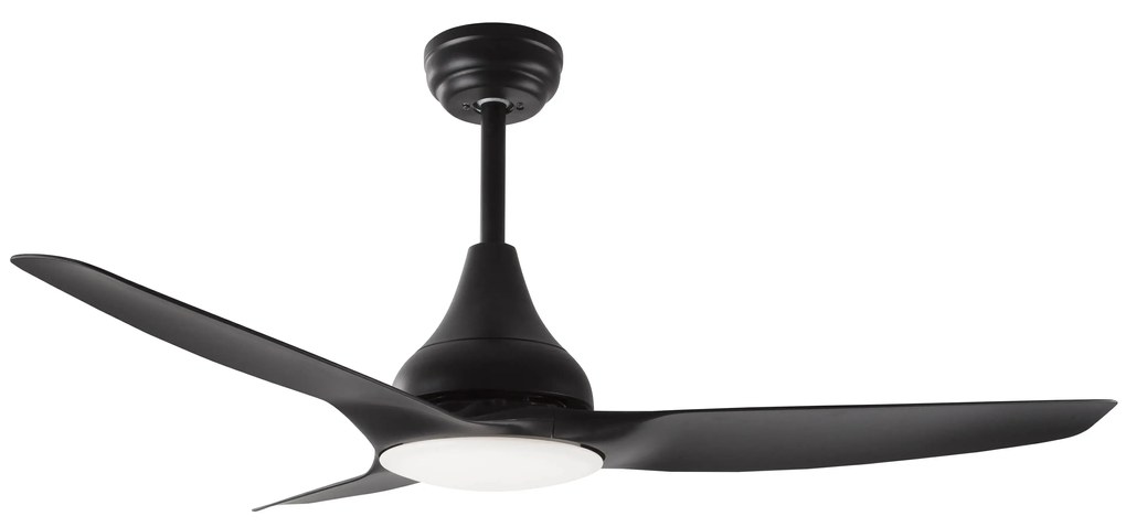 Stropný ventilátor Samoa 12.2 čierne s diaľkovým ovládaním